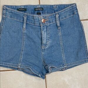 wild fable Medium Blue High-Rise Denim Shorts